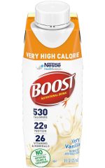 Boost Very High Calorie Nutritional Drink, Very Vanilla , 8 FL OZ (Pack of 12) - Image 2